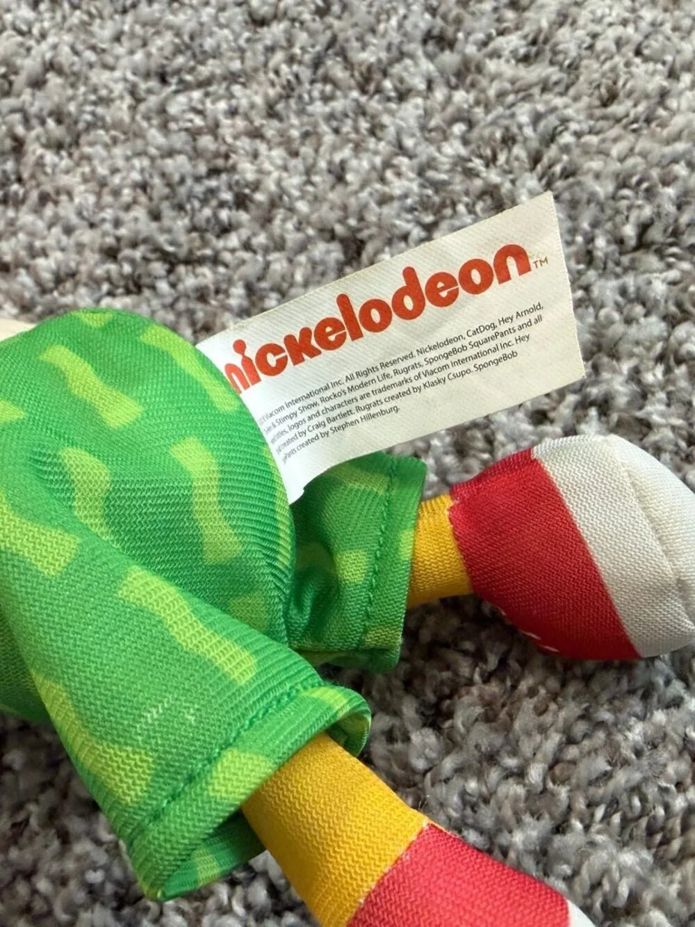 Nickelodeon Rugrats Chuckies Stuffed Plush Toy.
